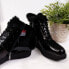 Фото #4 товара Insulated leather boots on the Rieker W 93312 platform, black