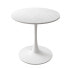 32" Modern Round Dining Table With Printed Marble Tabletop