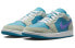 Фото #3 товара Jordan Air Jordan 1 Low "Aquatone" 防滑耐磨透气 低帮 复古篮球鞋 蓝灰色 / Кроссовки Jordan Air Jordan DX4334-300