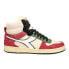 Фото #1 товара Diadora Magic Basket Mid Legacy High Top Mens Off White, Red Sneakers Casual Sh