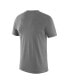 Фото #2 товара Men's Heathered Gray Duke Blue Devils Logo Stack Legend Performance T-shirt