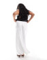 Фото #4 товара 4th & Reckless Plus satin maxi skirt in white