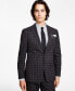 Фото #1 товара Men's Slim-Fit Check Suit Jacket, Created for Macy's