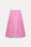 Zw collection pleated layered skirt