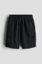 Linen-blend Cargo Shorts