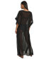 ფოტო #1 პროდუქტის Women's Tie-Front Cover-Up Kaftan