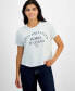 ფოტო #1 პროდუქტის Juniors' Italia Pasta Club Graphic-Print Tee