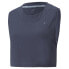 Фото #3 товара Puma Train Logo Crew Neck Athletic Tank Top Plus Womens Blue Casual Tops 521442