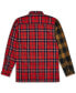 Фото #2 товара Men's Split Flannel Long Sleeves Shirt