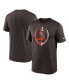 Фото #2 товара Men's Brown Cleveland Browns Icon Legend Performance T-shirt