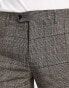 Фото #3 товара Gianni Feraud slim cropped trousers in grey check