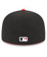 Фото #4 товара Men's Black Cincinnati Reds 2023 City Connect 59FIFTY Fitted Hat