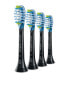 Philips 4-pack Standard sonic toothbrush heads - 4 pc(s) - Black - Rubber - 2 Series plaque control - 2 Series plaque defense - 3 Series gum health - DiamondClean - DiamondClean... - 2 Series plaque control - 2 Series plaque defense - 3 Series gum health - Diamon