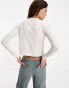 Kavu francis cropped t-shirt in white