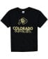 ფოტო #1 პროდუქტის Big Boys Black Colorado Buffaloes Crew Neck T-shirt