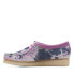 Фото #10 товара Clarks Wallabee 26169917 Womens Pink Suede Oxfords & Lace Ups Casual Shoes