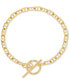 ფოტო #1 პროდუქტის Mariner Link Chain Toggle Bracelet in 14k Gold-Plated Sterling Silver