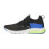Фото #6 товара Puma Electron 2.0 Sport Virtual Lace Up Mens Black, Blue Sneakers Casual Shoes