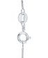 ფოტო #3 პროდუქტის Diamond Circular 18" Pendant Necklace (1/4 ct. t.w.) in 14k White Gold