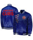 ფოტო #1 პროდუქტის Men's Royal Chicago Cubs Patch Full-Snap Jacket