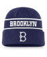 ფოტო #1 პროდუქტის Men's Royal Brooklyn Dodgers Cooperstown Collection Rewind Terra Cuffed Knit Hat