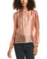 Gracia Sheer Mock Neck Top Women's