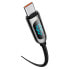 Фото #2 товара Kabel przewód USB-C - USB-C z wyświetlaczem miernikiem mocy 2m - czarny