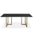 Фото #4 товара Emila 78" Rectangle Sintered Stone Mix and Match Dining Table, Created for Macy's