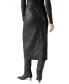 ფოტო #2 პროდუქტის Women's Front-Slit Midi Skirt