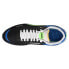 Puma City Rider Electric Lace Up Mens Black, Blue Sneakers Casual Shoes 382045-