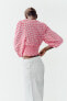 Crop top with cutwork embroidery