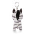 Фото #4 товара Сувенирный брелок или ключница для геймеров NICI Zebra Mankalita 9 cm key ring