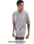 ASOS DESIGN oversized crew neck t-shirt in stone