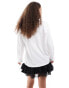 Daisy Street oversized long sleeve t-shirt with Hello Kitty bow graphic