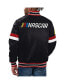 ფოტო #1 პროდუქტის Men's Black NASCAR Home Game Full-Snap Varsity Jacket