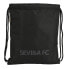Сумка-рюкзак на веревках Sevilla Fútbol Club Teen 35 x 40 x 1 cm Чёрный
