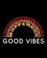 Men's Good Vibes Word Art T-shirt S - фото #2