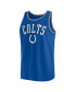 Men's Royal Indianapolis Colts Bet Tank Top Royal, Heather Gray, M - фото #2