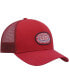 Men's Red Walled Trucker Adjustable Snapback Hat