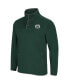 Men's Green Colorado State Rams Rebound Snap Pullover Jacket