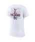 Фото #3 товара Women's White Colorado Avalanche 2022 Stanley Cup Champions Signature Roster V-Neck T-shirt