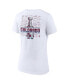 Women's White Colorado Avalanche 2022 Stanley Cup Champions Signature Roster V-Neck T-shirt Белый, S - фото #3