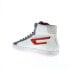 Фото #18 товара Diesel S-Leroji Mid Mens White Leather Lifestyle Sneakers Shoes