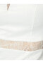 Фото #27 товара Dantel Detaylı Saten Mini Bridal Elbise