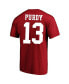 Фото #2 товара Men's Brock Purdy Scarlet San Francisco 49ers Super Bowl LVIII Big and Tall Player Name and Number T-shirt