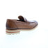 Фото #15 товара Bruno Magli Varrone BM2VARB0 Mens Brown Loafers & Slip Ons Penny Shoes