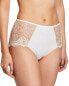 Фото #2 товара Maison Lejaby 272096 Women's High-Waist Bikini Briefs Underwear White Size S