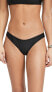 Фото #1 товара Madewell 291674 Women's Second Wave Curved-Waist Bikini Bottoms, True Black, XS