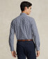 Фото #2 товара Men's Slim-Fit Gingham Stretch Poplin Shirt