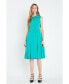 Women's Sleeveless Pleated Midi Dress